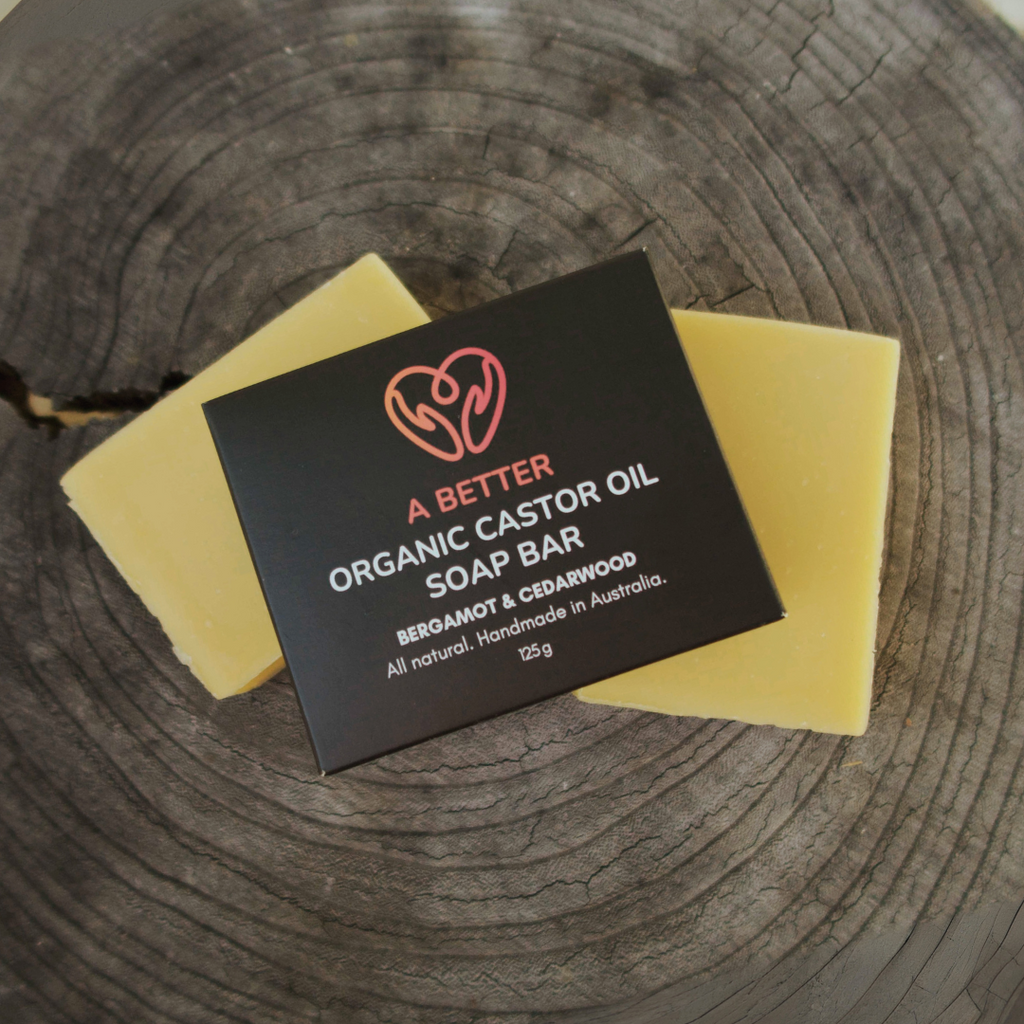 Organic Castor Oil Soap Bar - Bergamot & Cedarwood-0